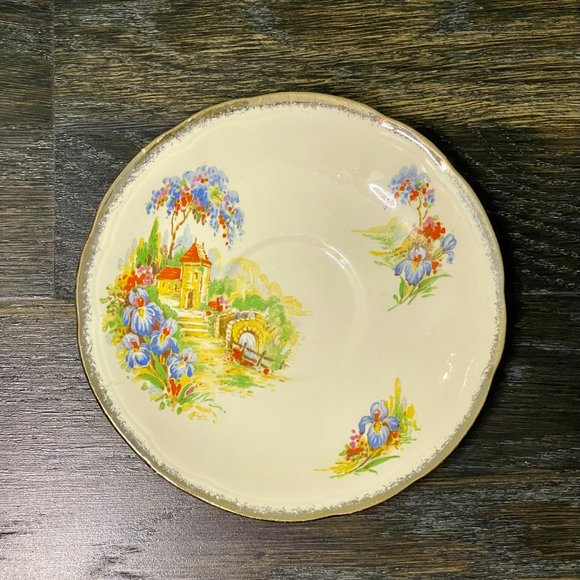 Near Antique (1930s) Alfred Meakin Royal Marigold Teacup & Saucer - Picture 3 of 9